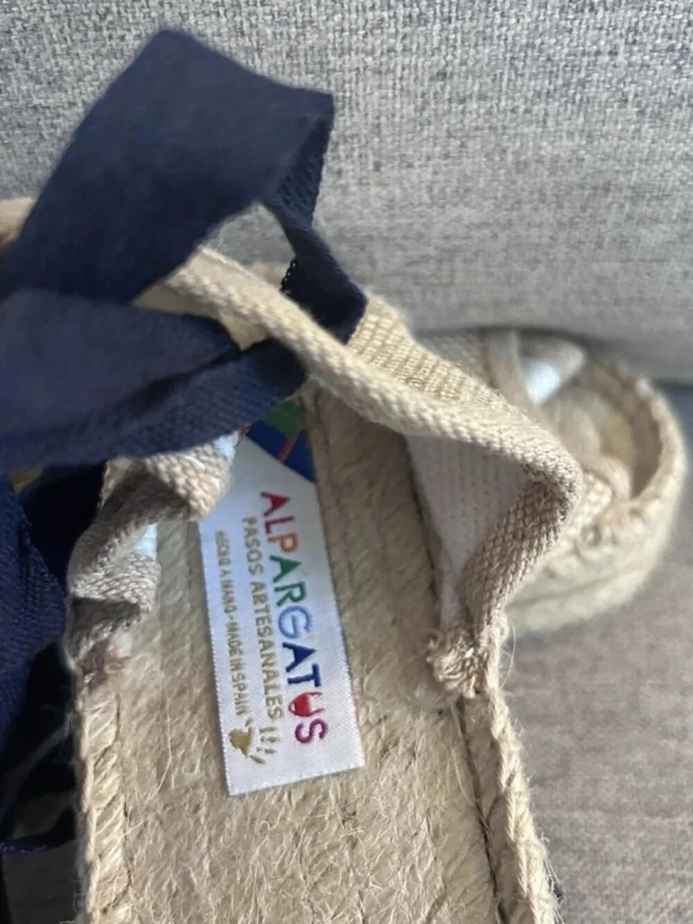 NEW Origial Alpargatus Made in Spain Women Valenciana Espadrille EU 41 US 10